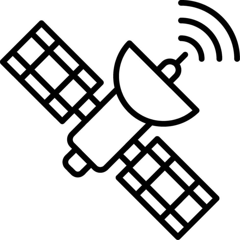 Communication Satellite Dish vector
