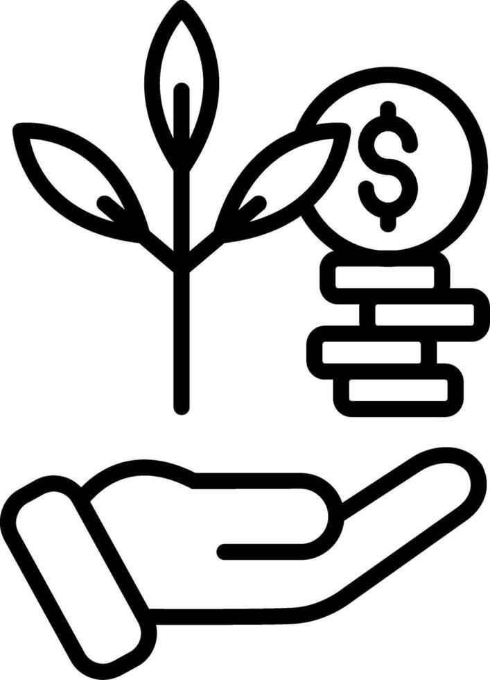 Investment Portfolio Graph vector