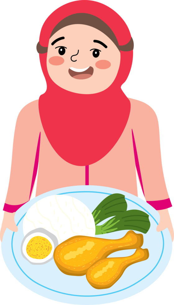 Cute girl having toast and milk at breakfast time png