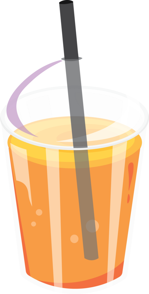 Bright citrus juice in a cup, perfect for a healthy refreshment png