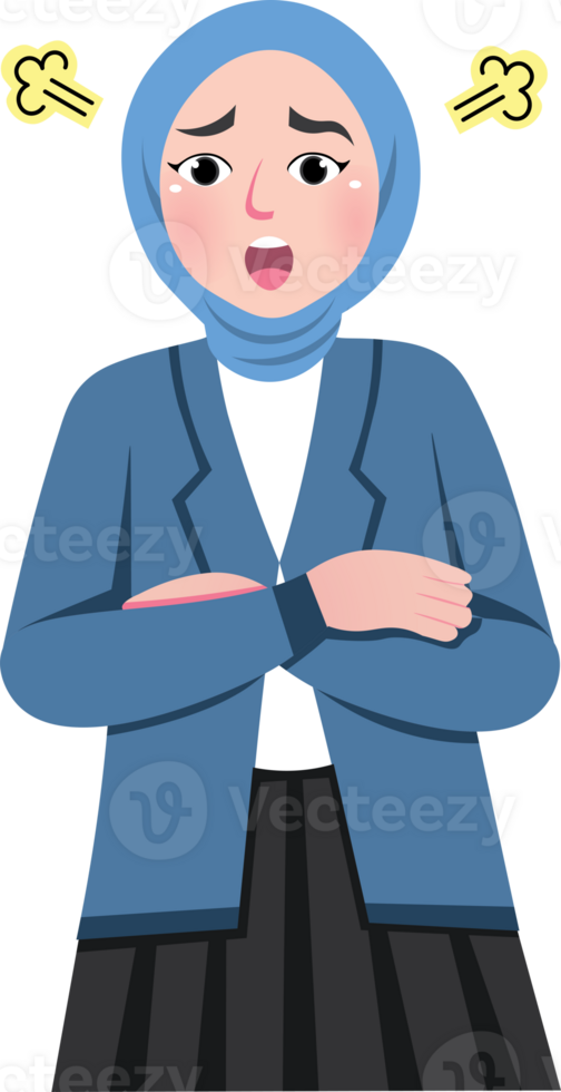Irritated Girl With Strong Expression png