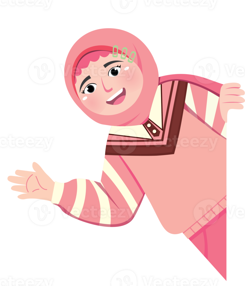 Cute Child Smiling Behind Empty Display Board png