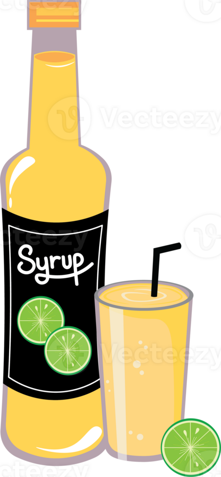 Refreshing Lime Syrup Drink for Eid al Fitr Celebration png