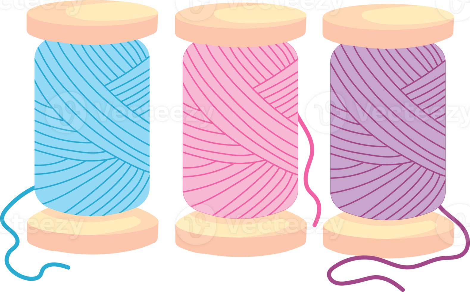 Wool Yarn Thread for DIY Handmade Art png