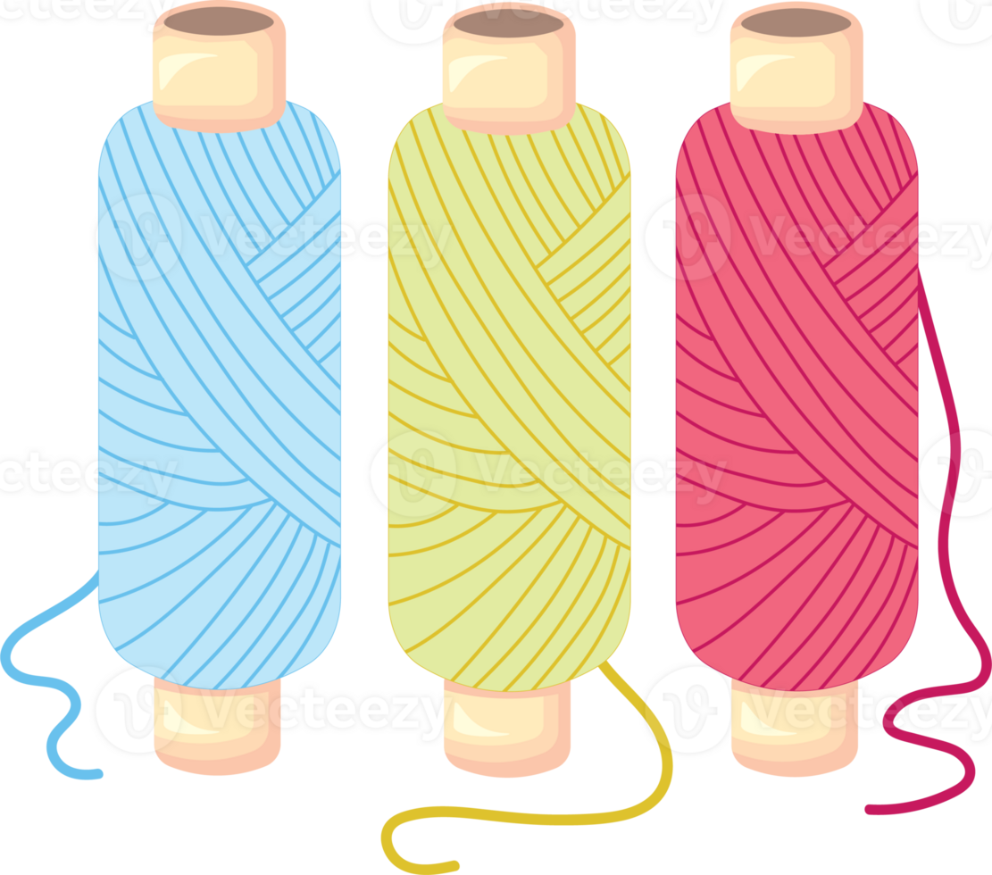 Handmade Project Using Wool Yarn Thread png
