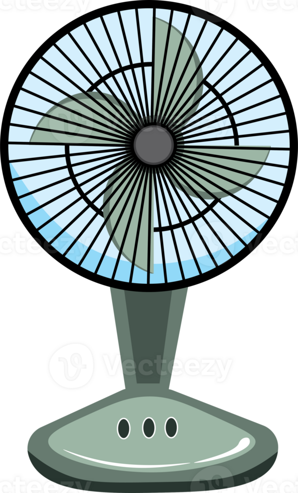 Compact Table Fan with Multifunctional Design png