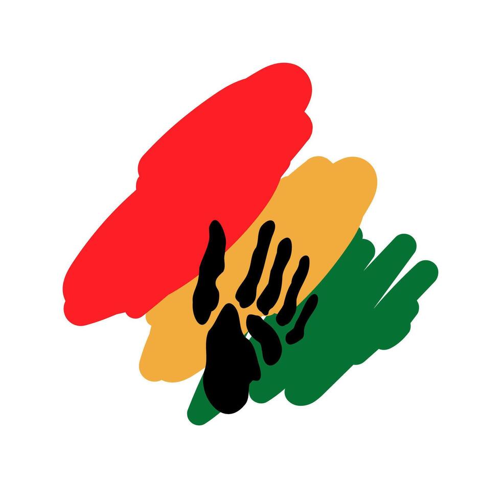 abstract juneteenth symbols vector