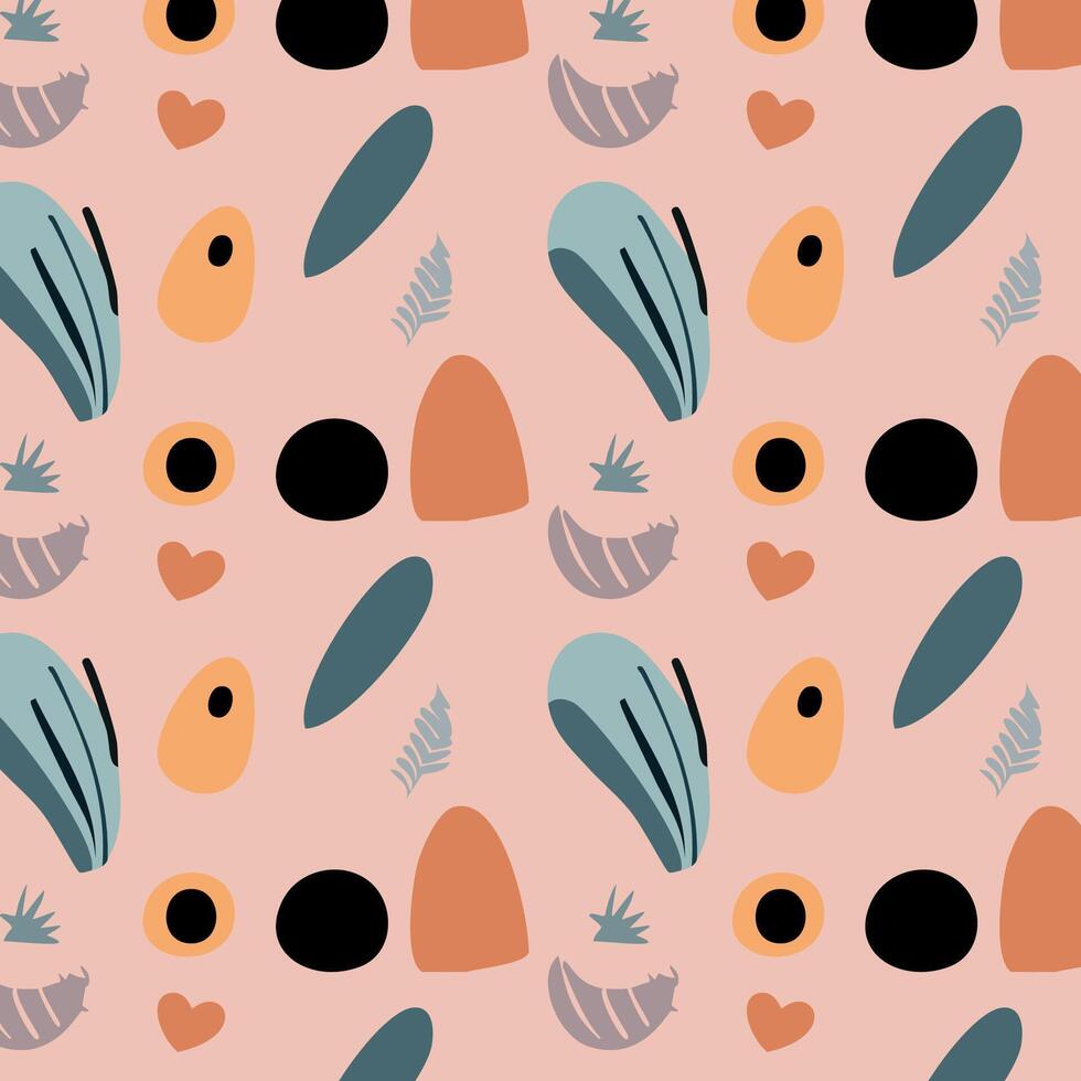 Cute minimal random icons. vector