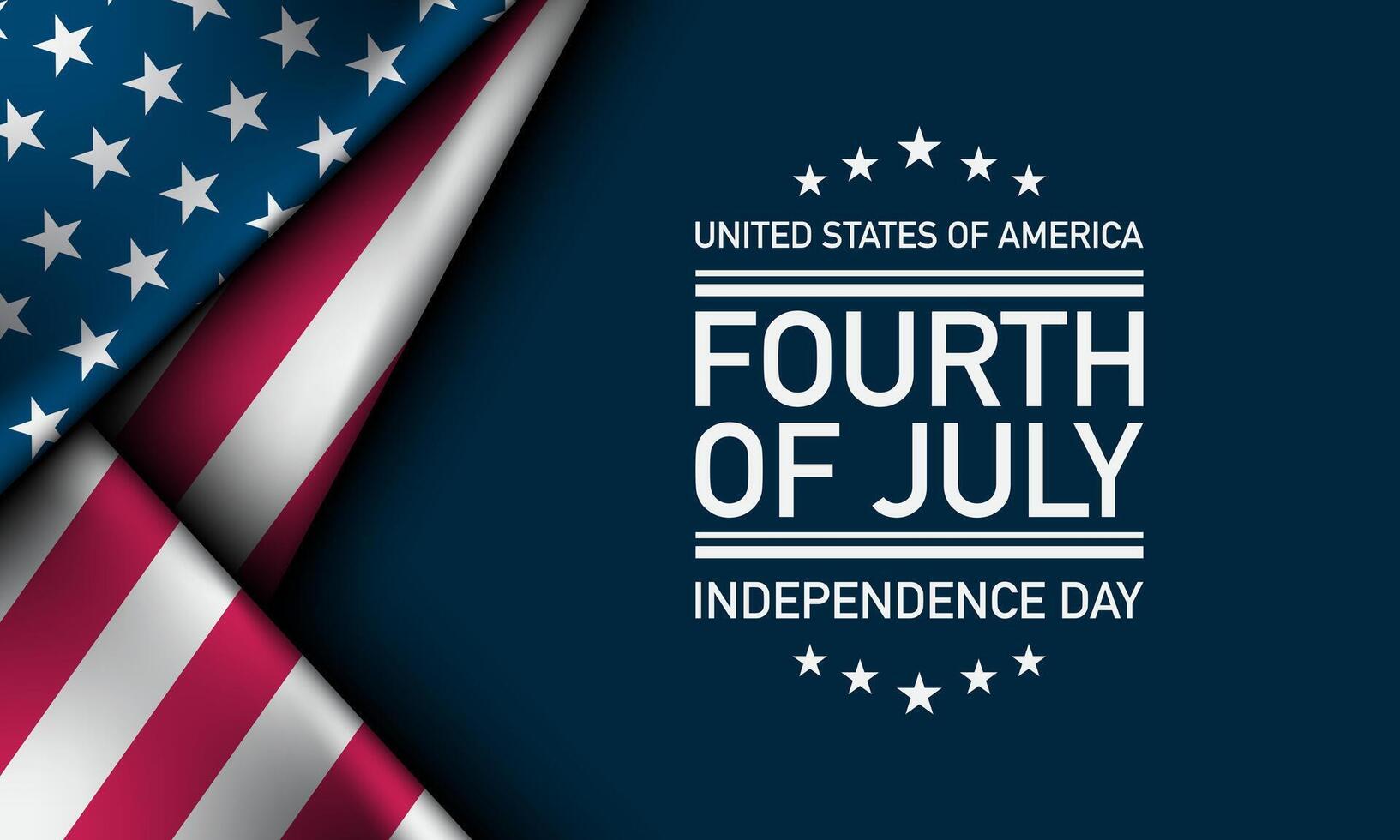 Fourth of July Independence Day graphic design vector