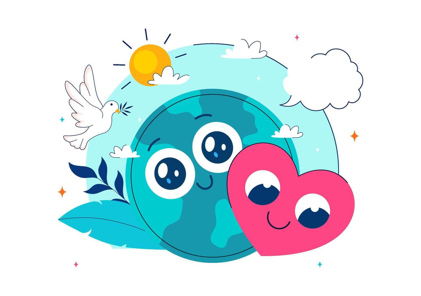 Volunteer Donating Items for International Day of Charity on September 5 in Flat Style Background vector