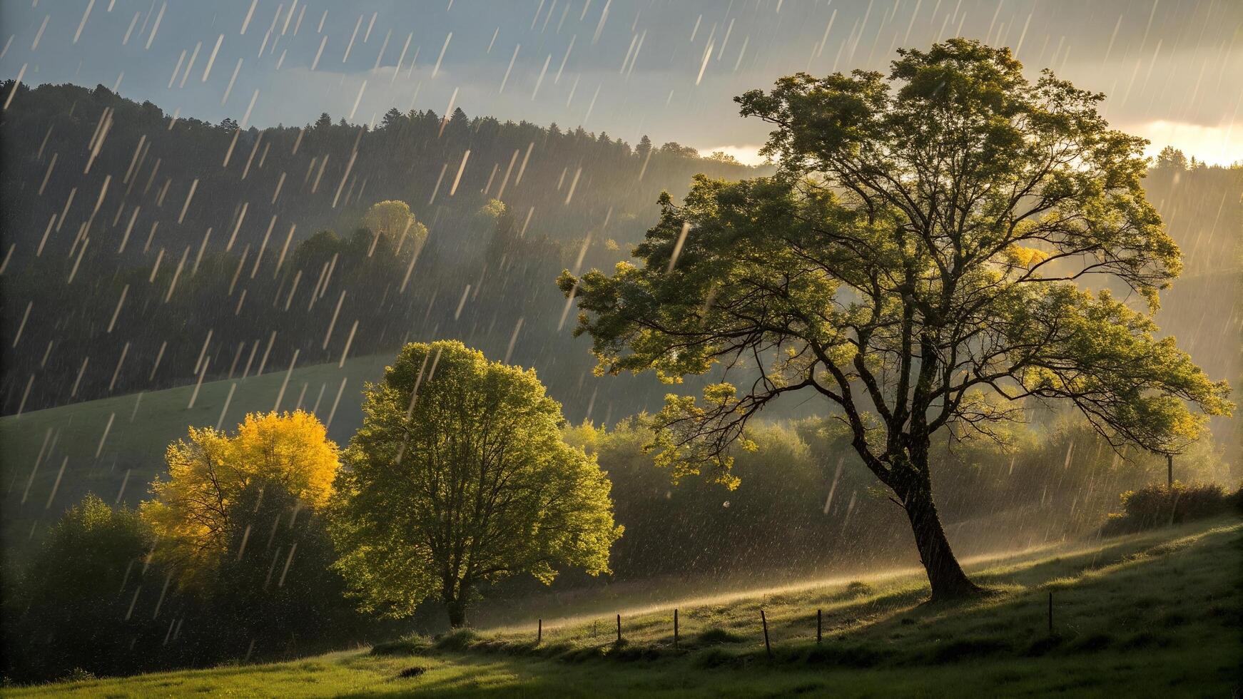 Monsoon from window photo