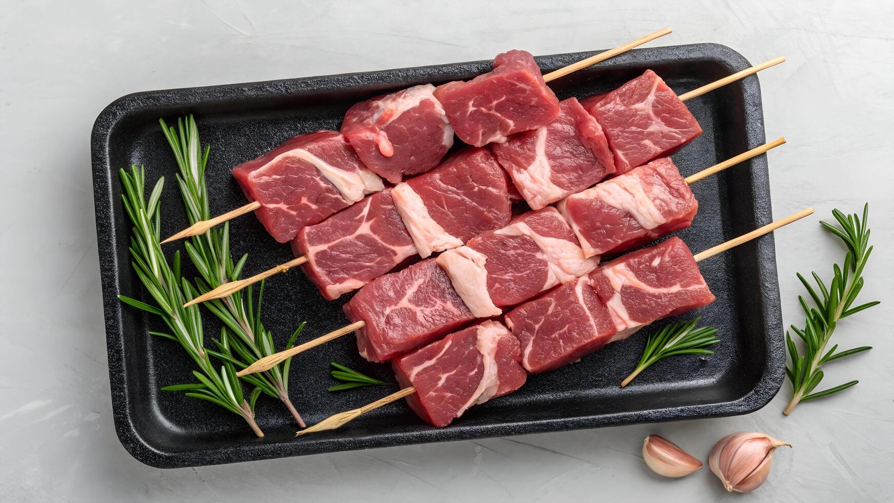 Pork takeaway tray - Tuscany, Italy photo
