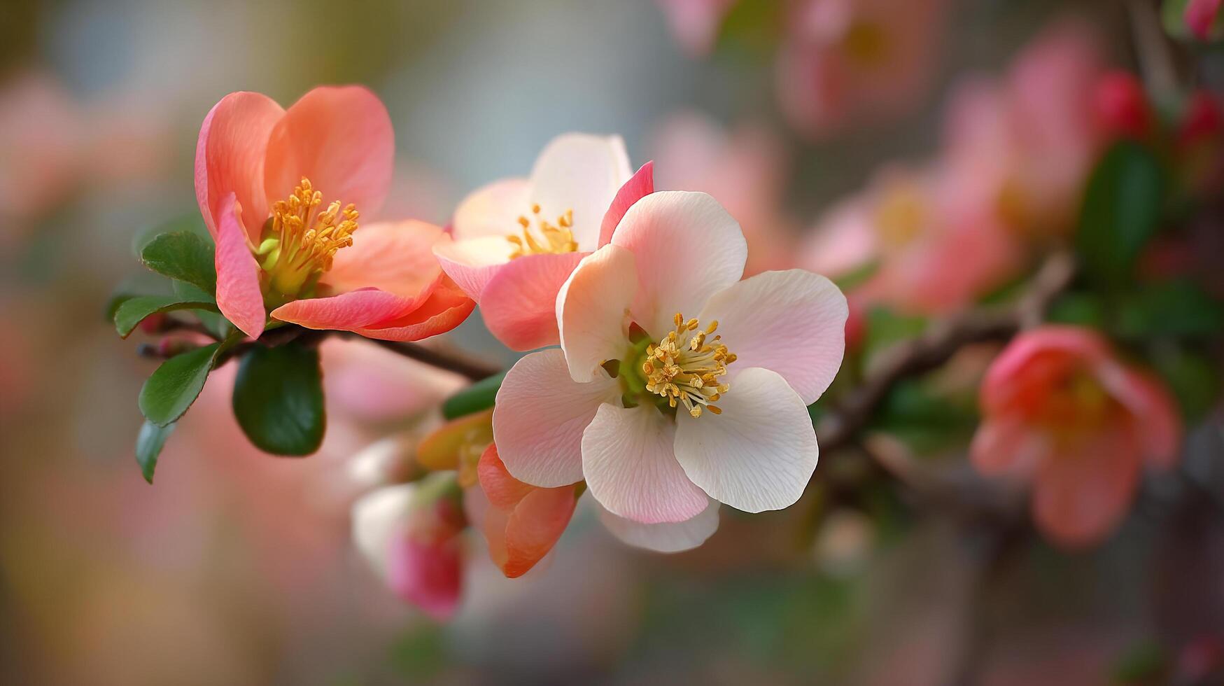 Vibrant natural flower with lifelike tones and scenic background revealing nature beauty photo