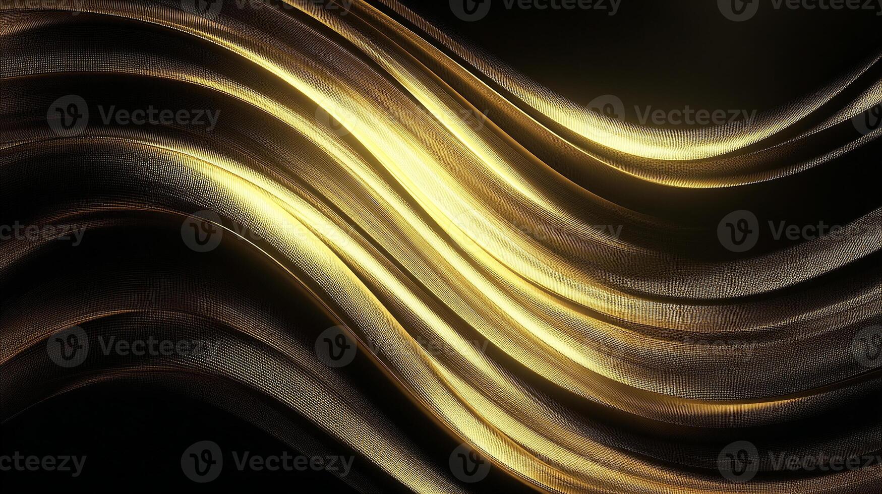 Luxe curved wave abstract design in HD photo