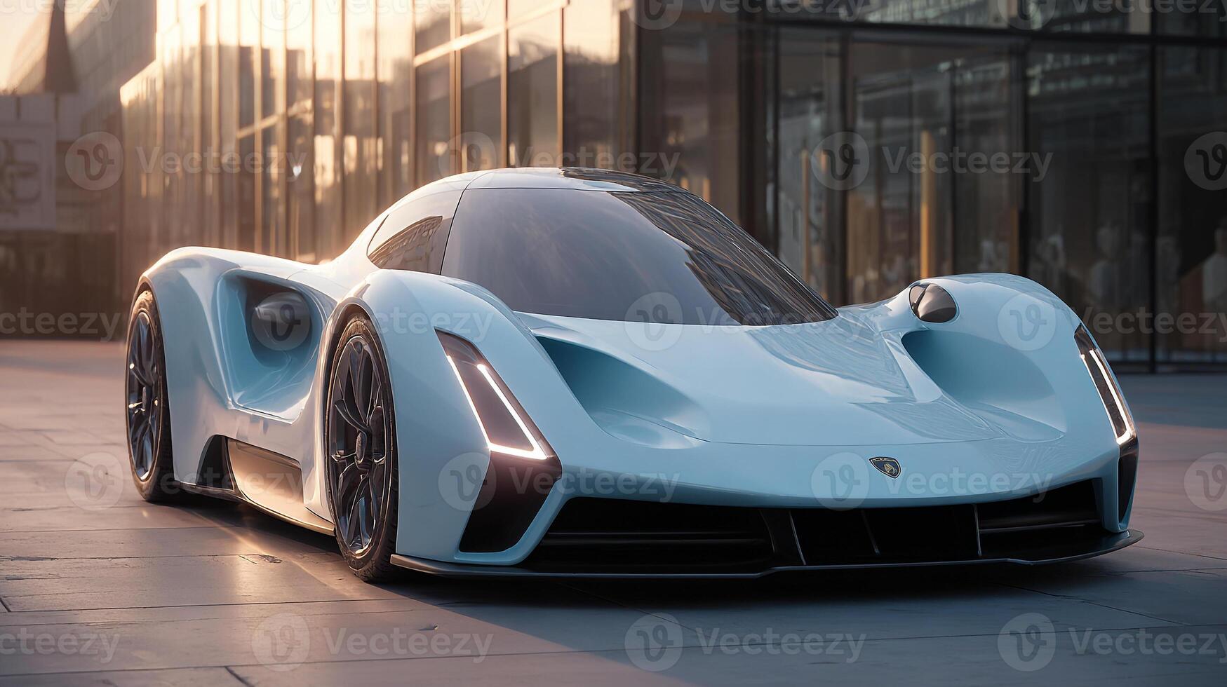 Stylish car exterior in photography image photo