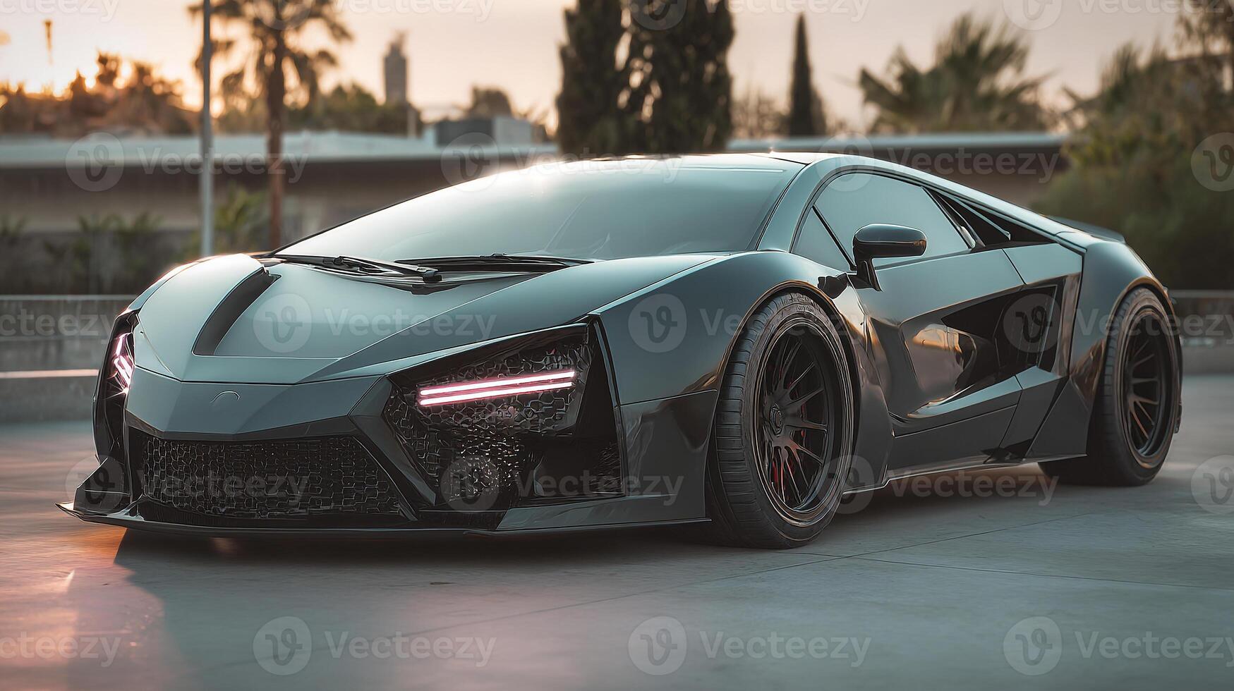 Detailed textures in vehicle daylight photography photo