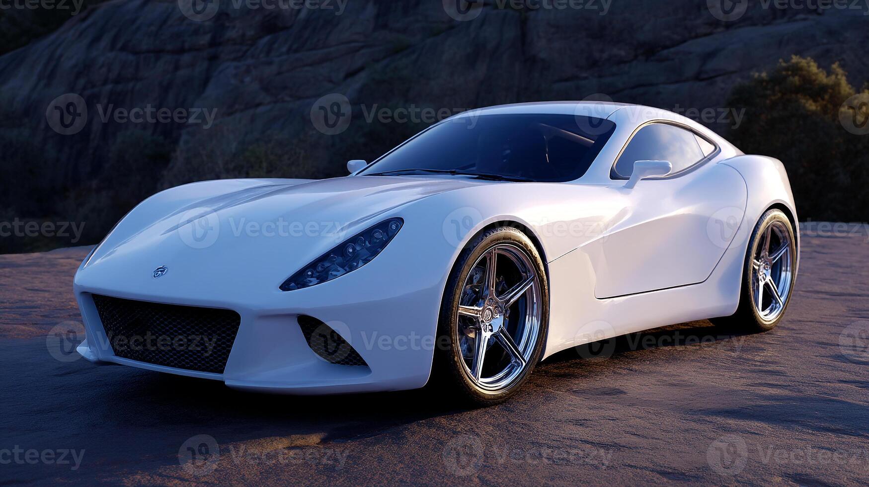 Outdoor photography of elegant car in daylight photo