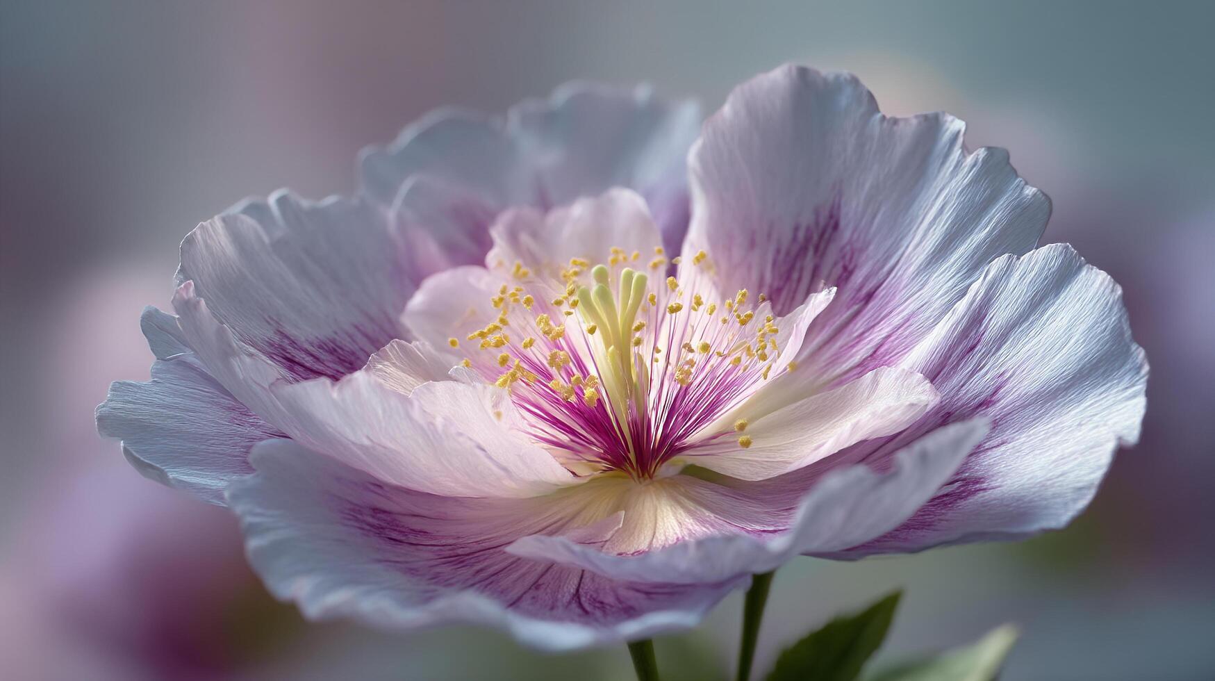 Bloom detail in outdoor garden natural scenery sunlight photo