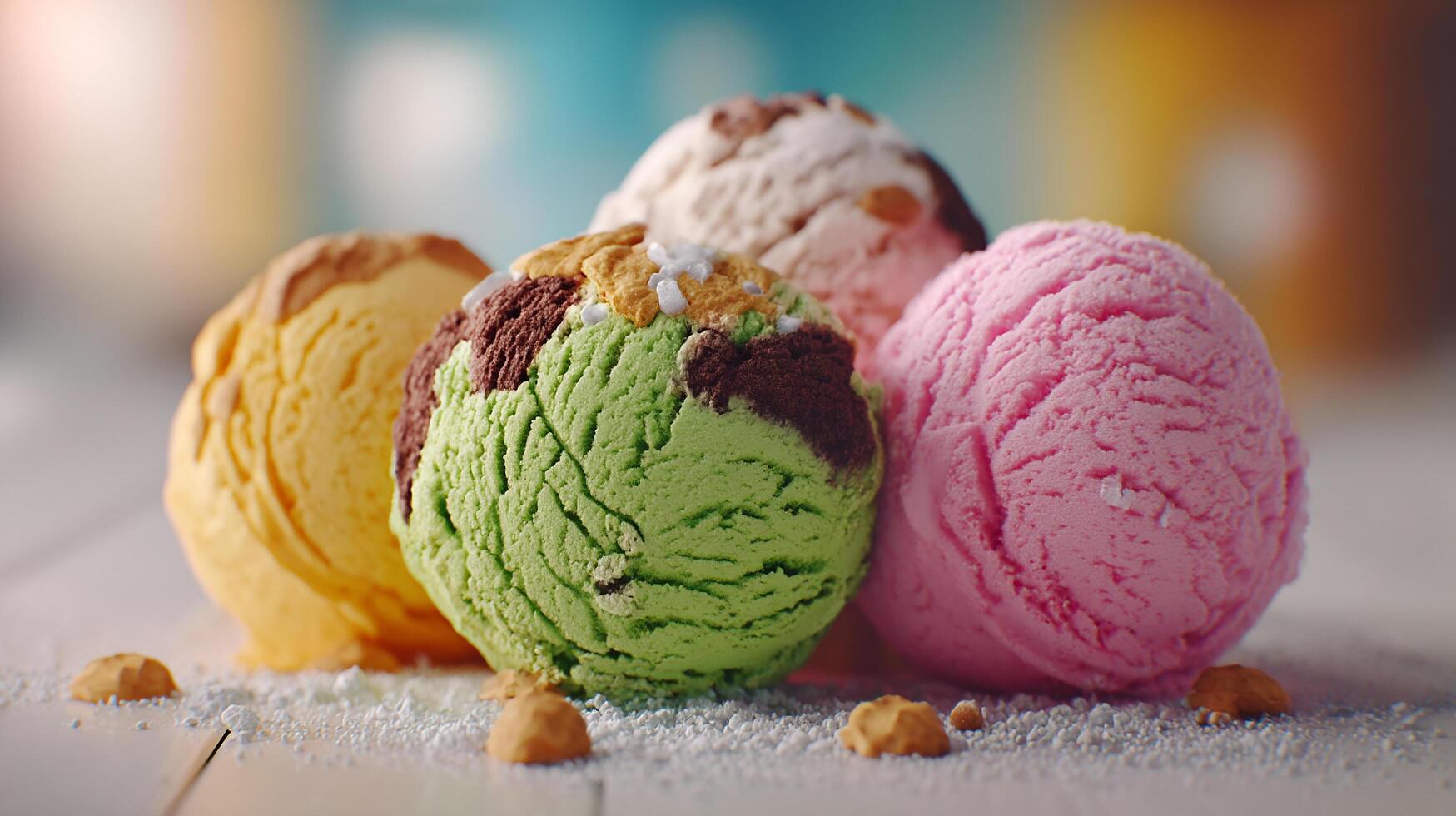 Sweet dessert image with natural shadowing photo