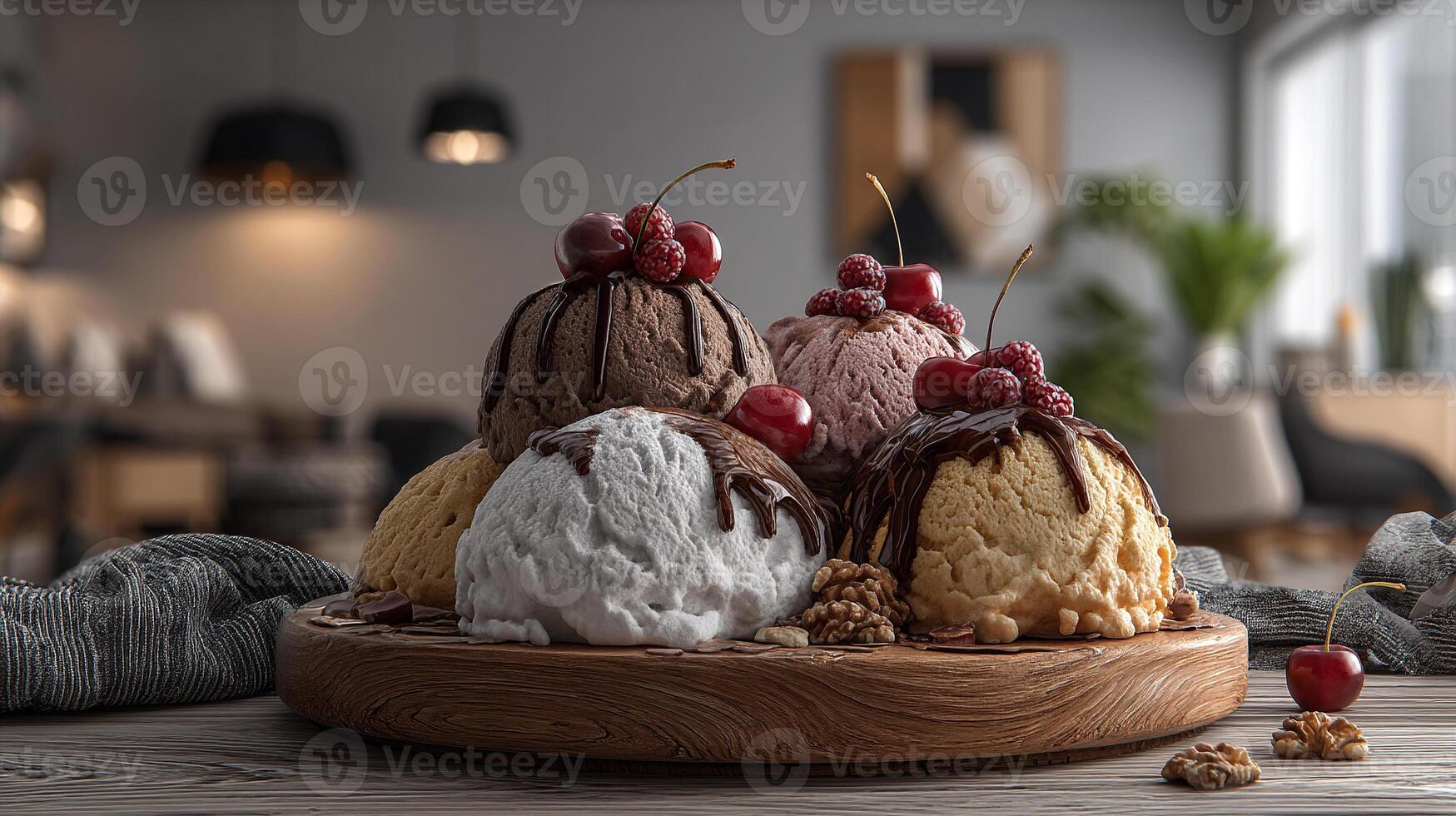 Smooth dessert photo in elegant lighting image