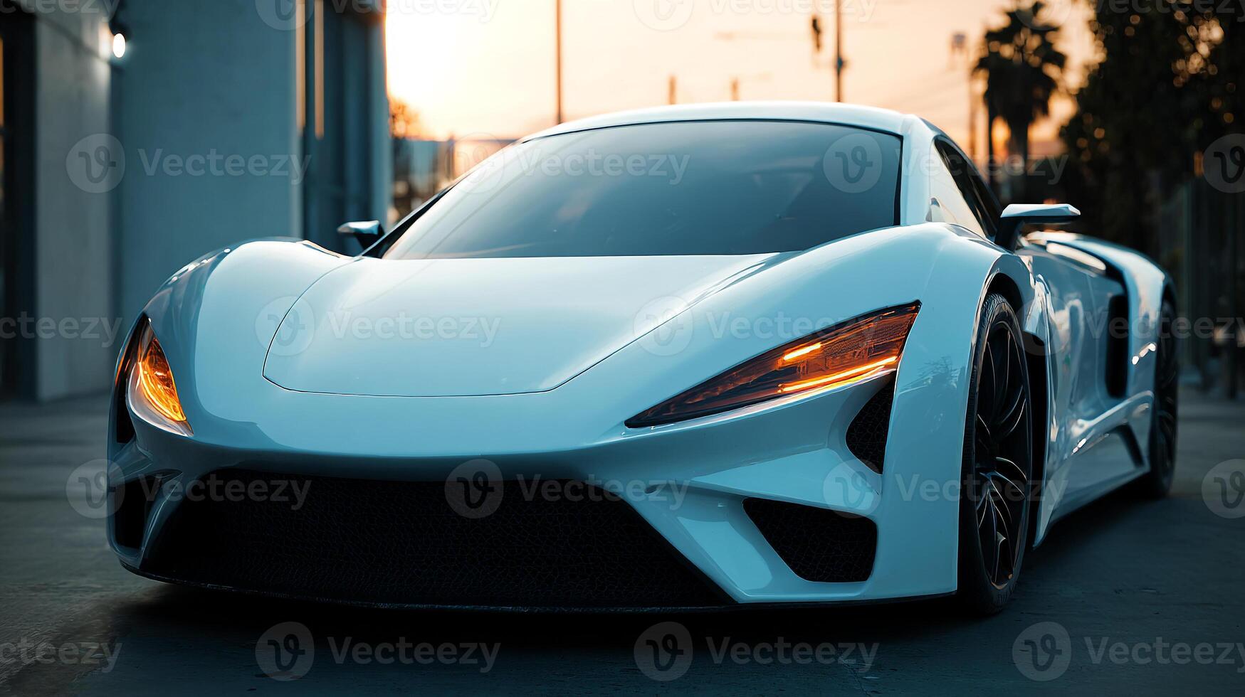Clean textures in car body photography photo