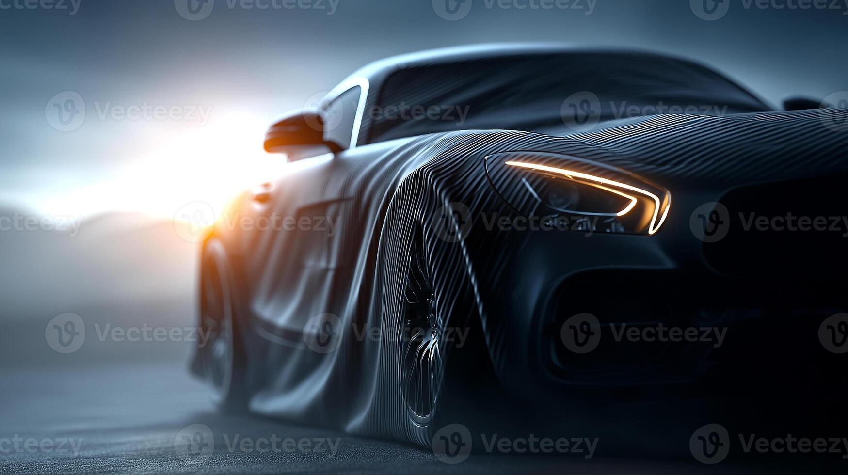 Automotive wallpaper of stylish modern high-end car photo