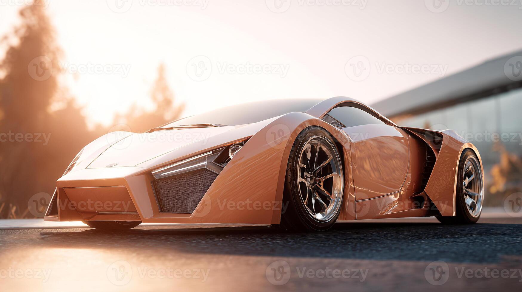 Outdoor shadows captured in car photography photo