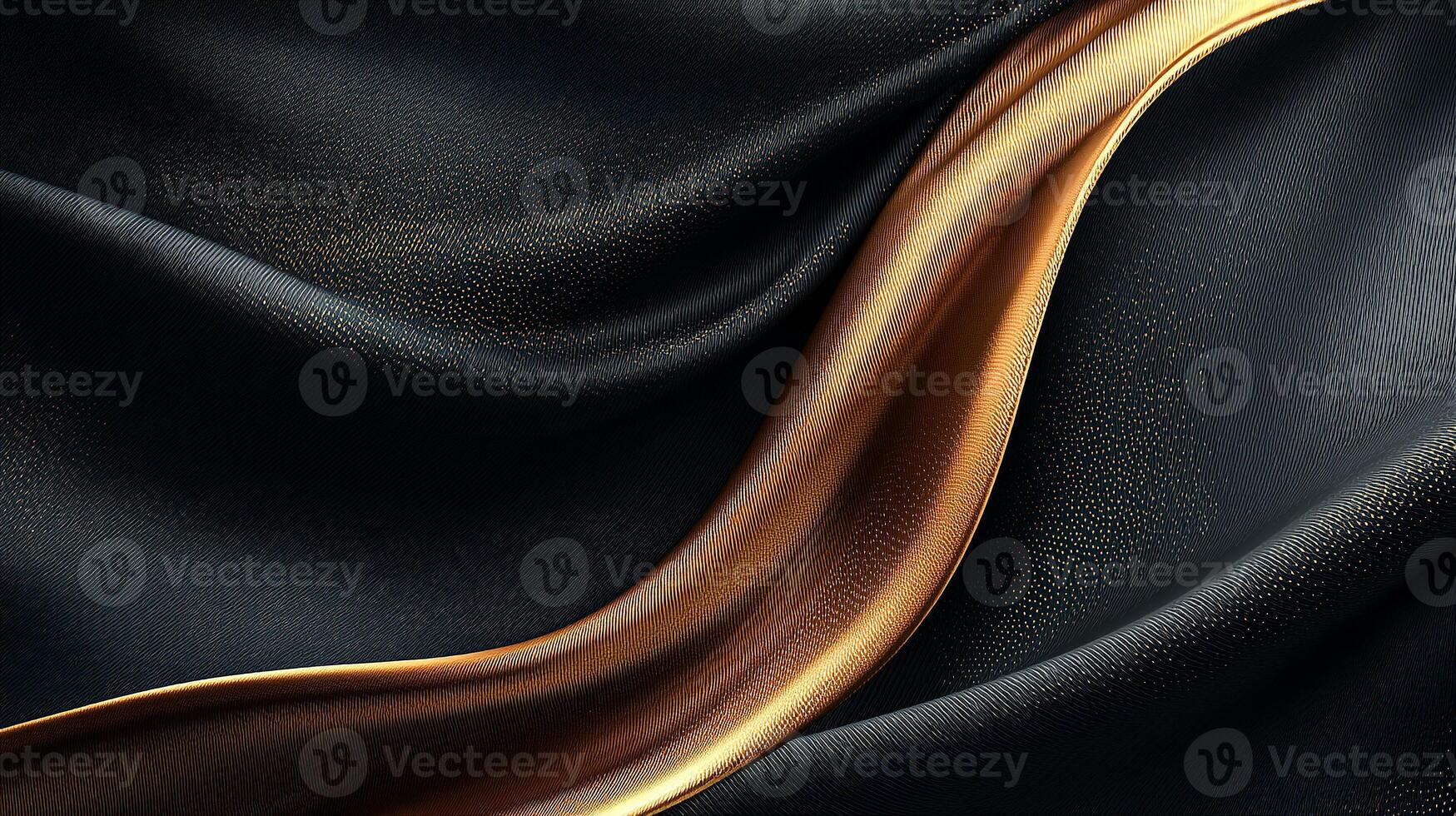 Smooth abstract waves in deluxe color blend photo