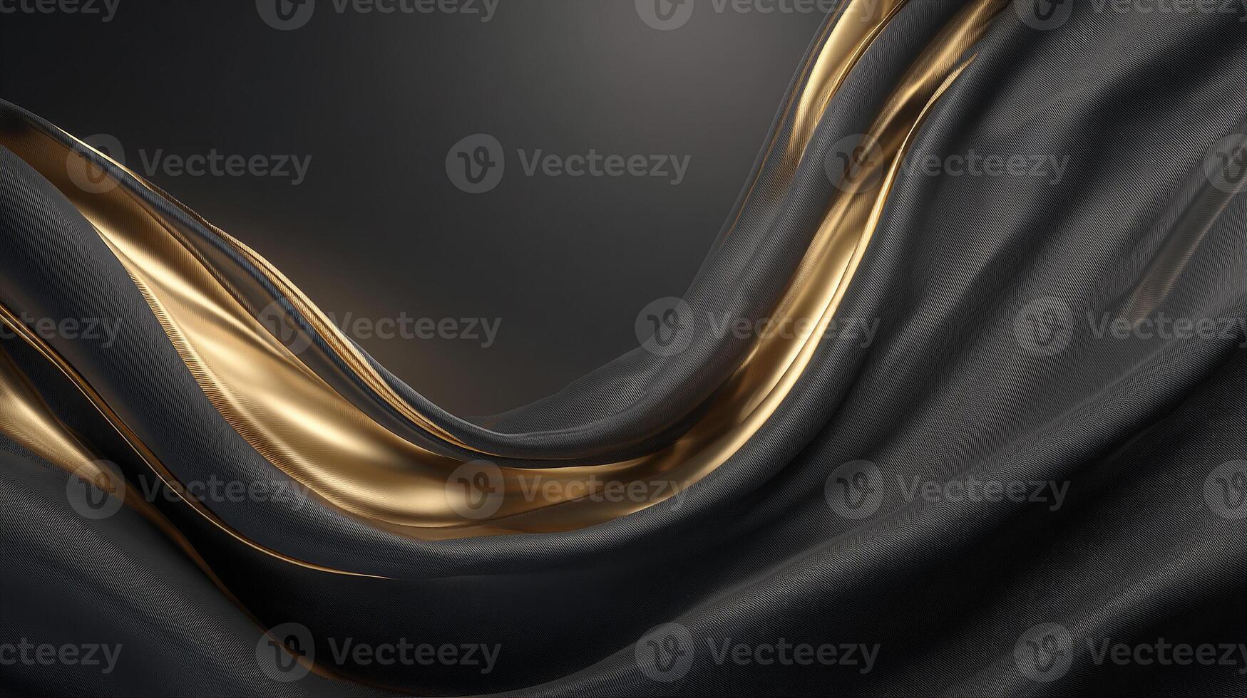 Ultra-smooth luxury abstract with wave lines photo