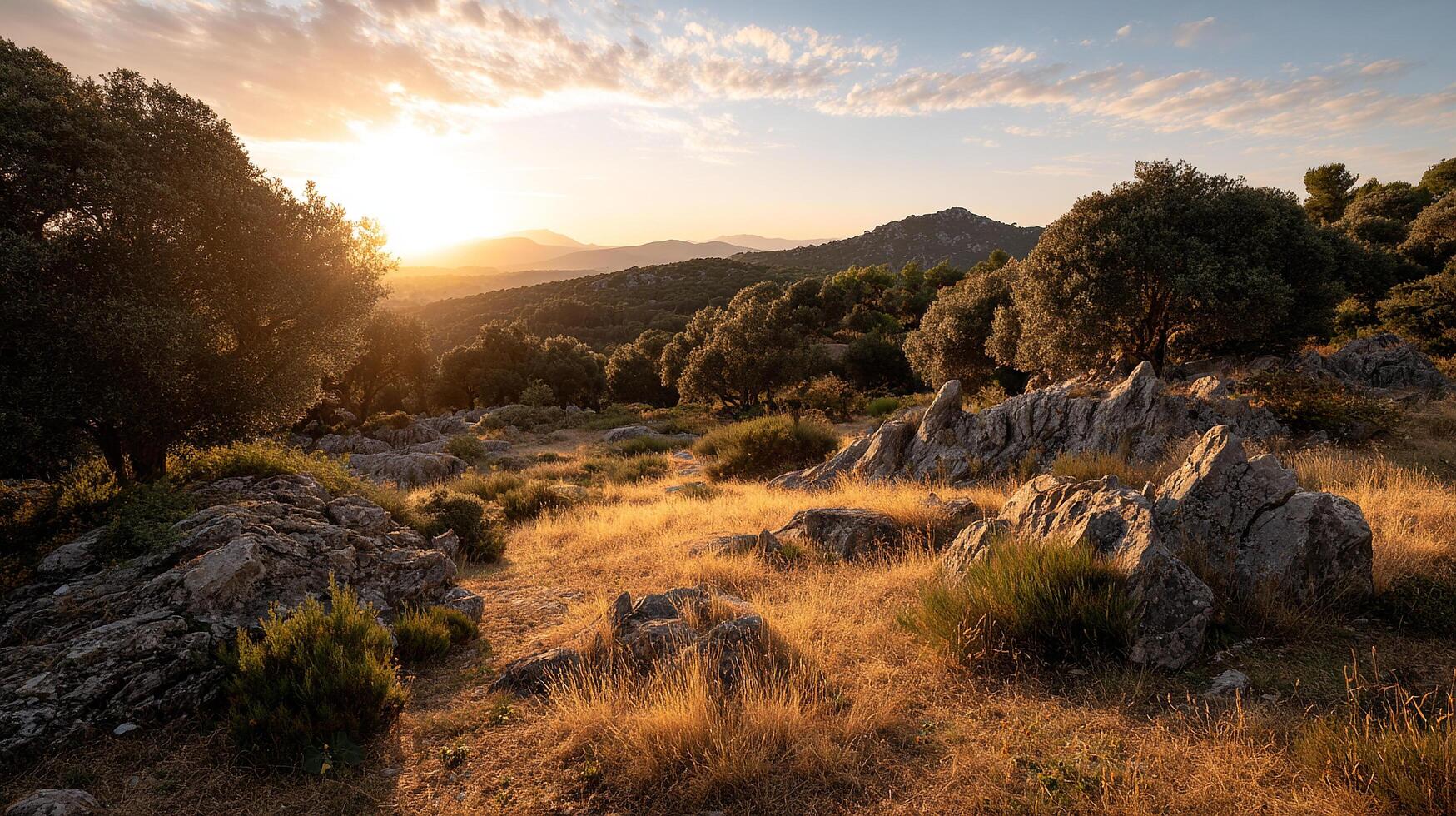 Picture of peaceful natural surroundings in detail and beauty photo