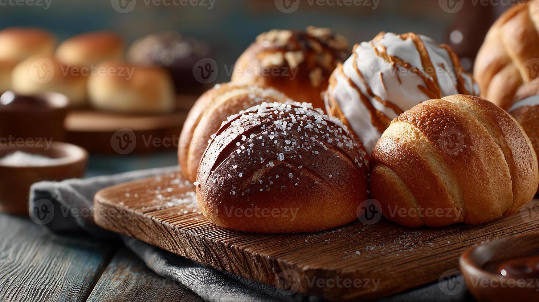 Rustic setting showcasing bakery image photo