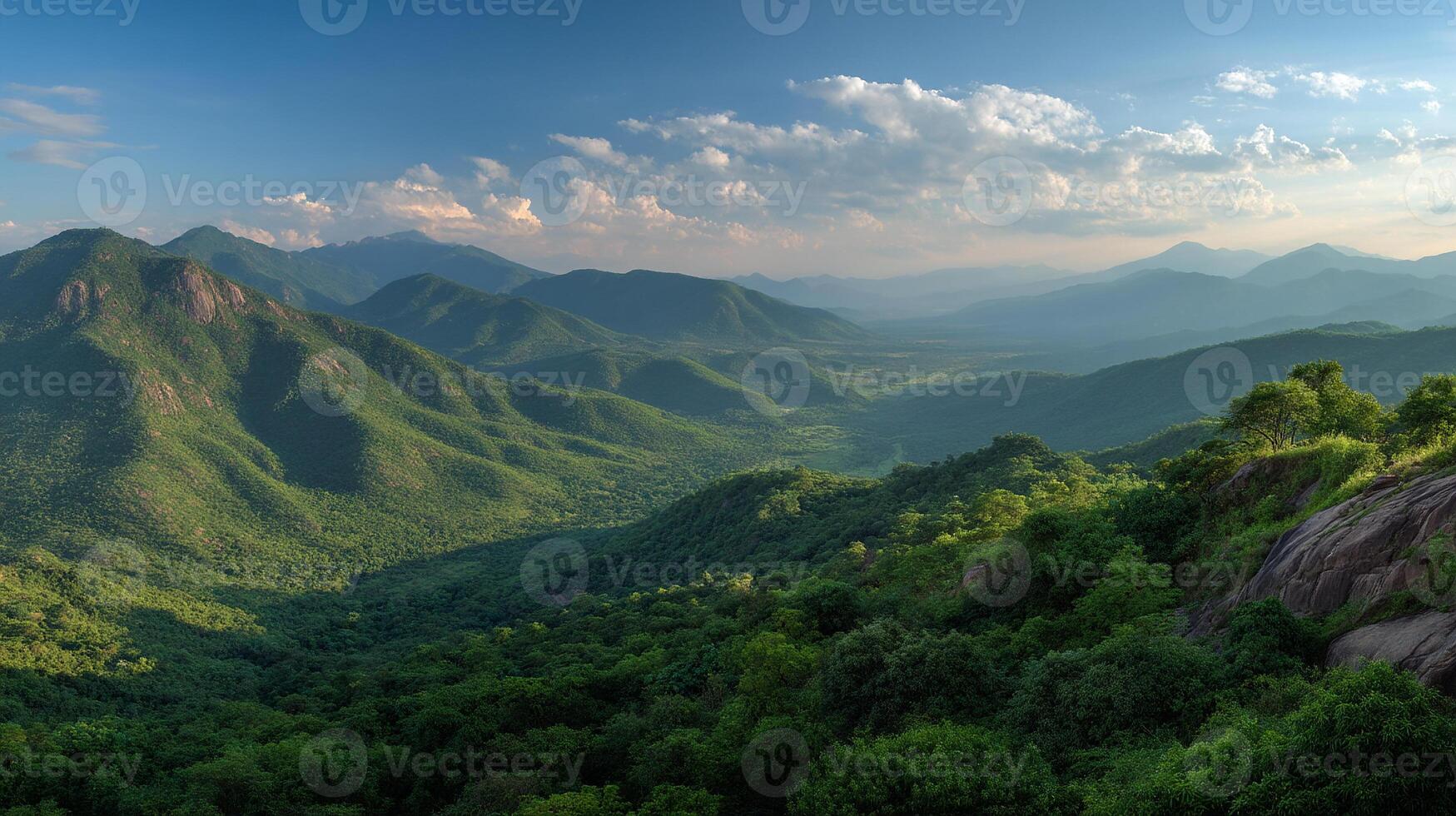 Lifelike nature scene with detailed lighting, texture, and beautiful view photo