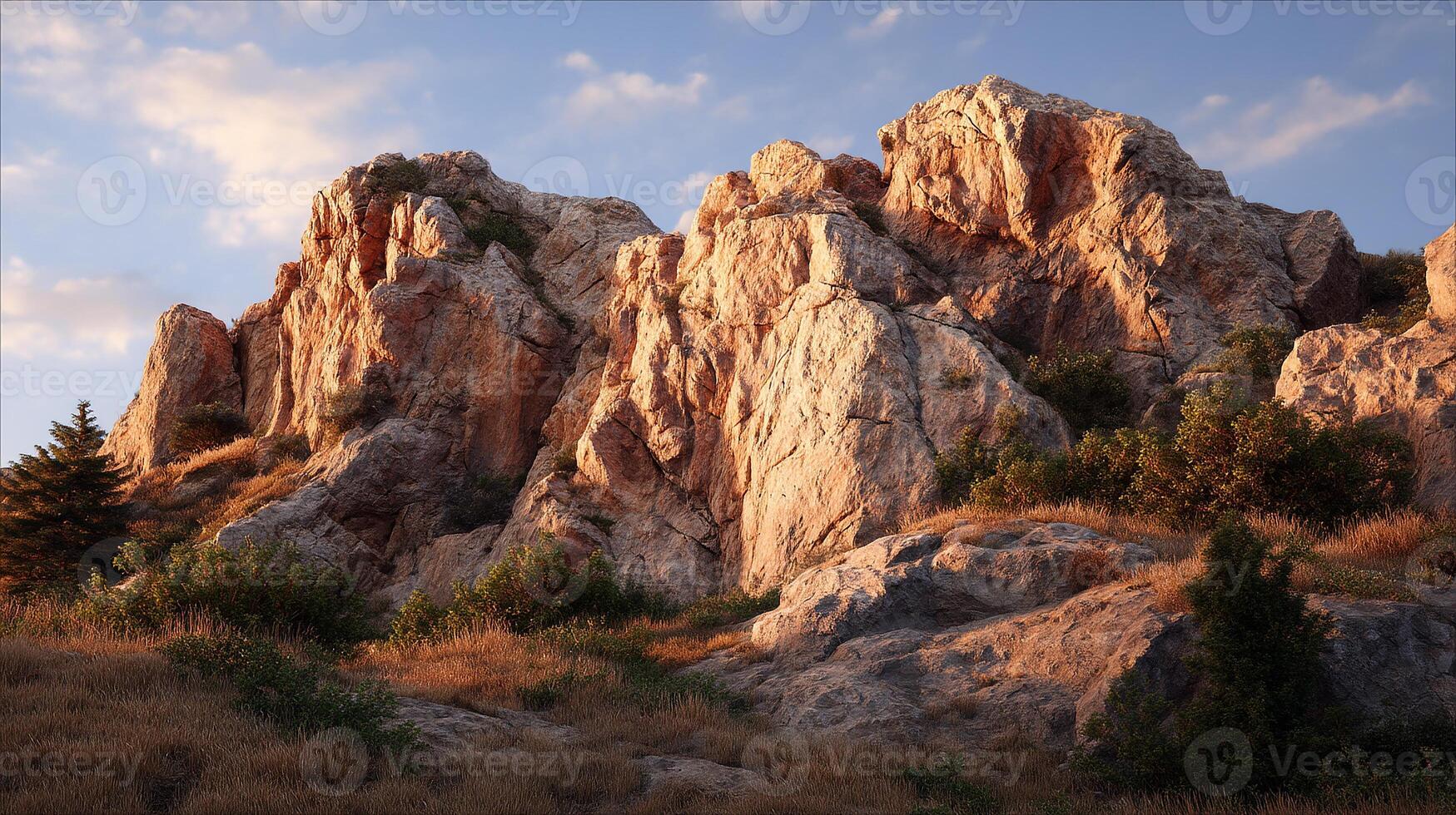Ultra-sharp photo of realistic nature scenery with beautiful view