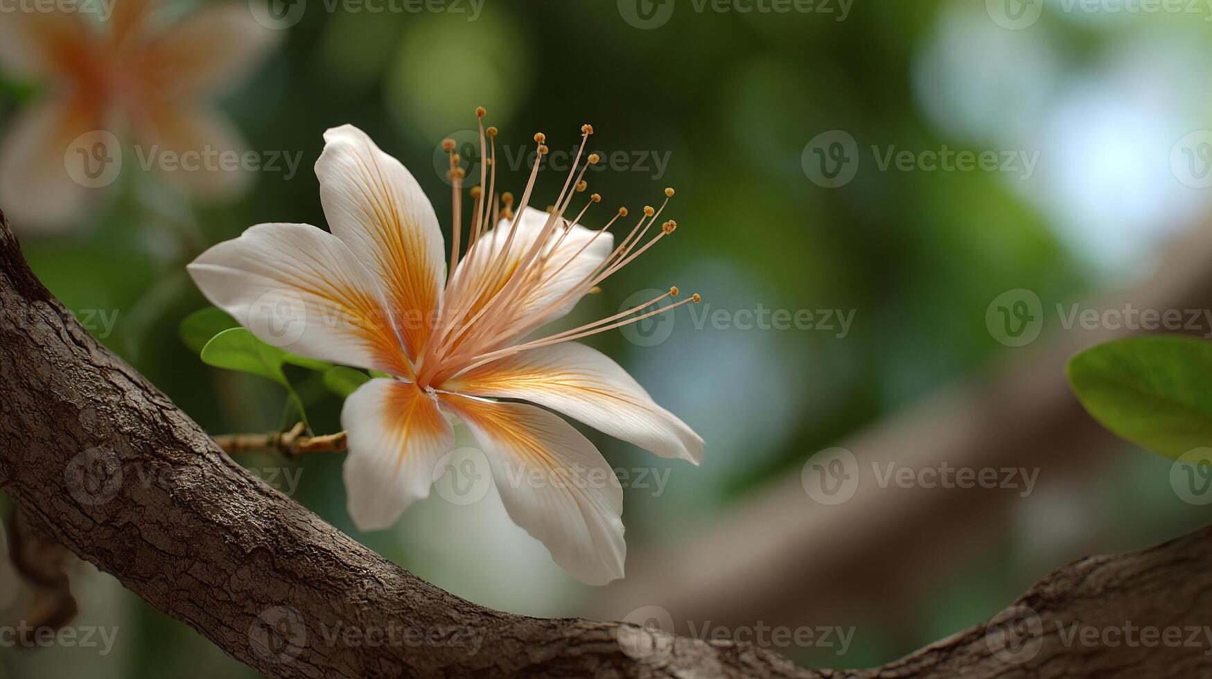 Peaceful spring bloom on tree captured in a serene flower photo