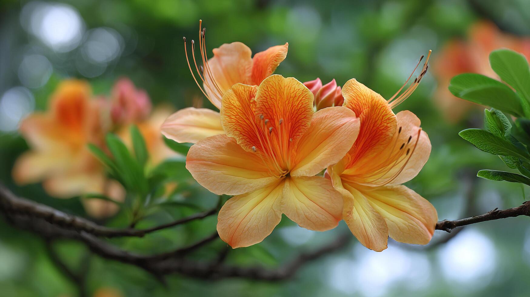 Natural close up flower photo in crisp spring light