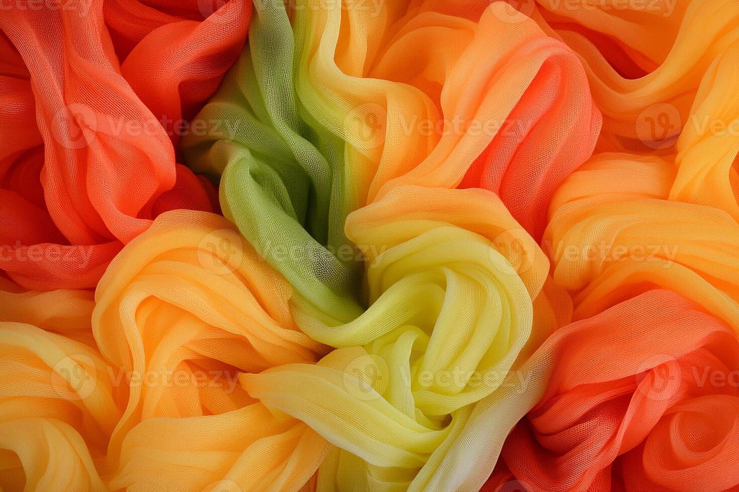 A close up of a bunch of colorful fabric photo