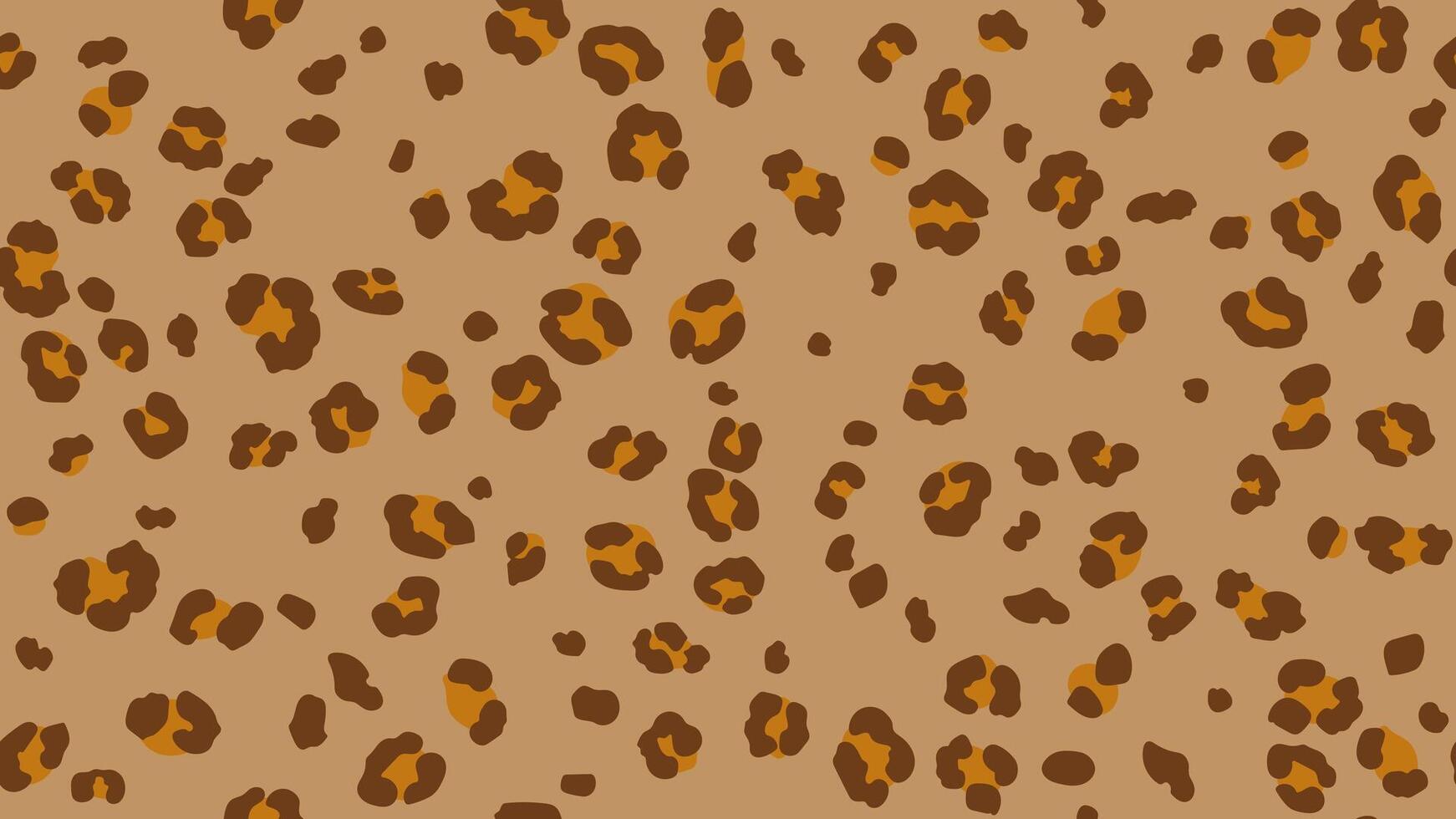 Exotic wild leopard design hand drawn. Fashion pattern seamless, paper, fabric, wallpaper decorative vector