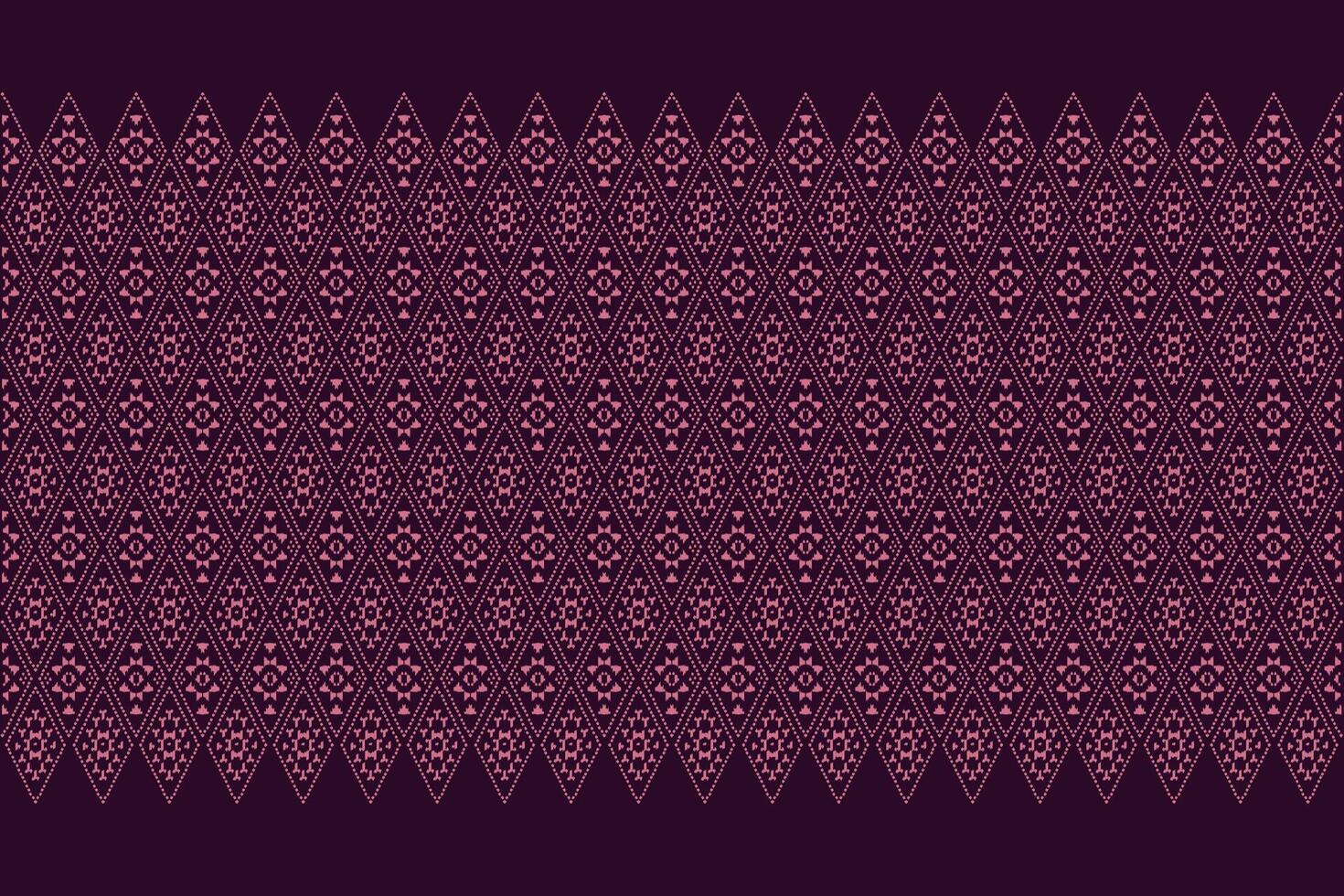 Seamless red fabric texture with knitted hearts, a romantic pink and violet Valentine's Day pattern illustration vector
