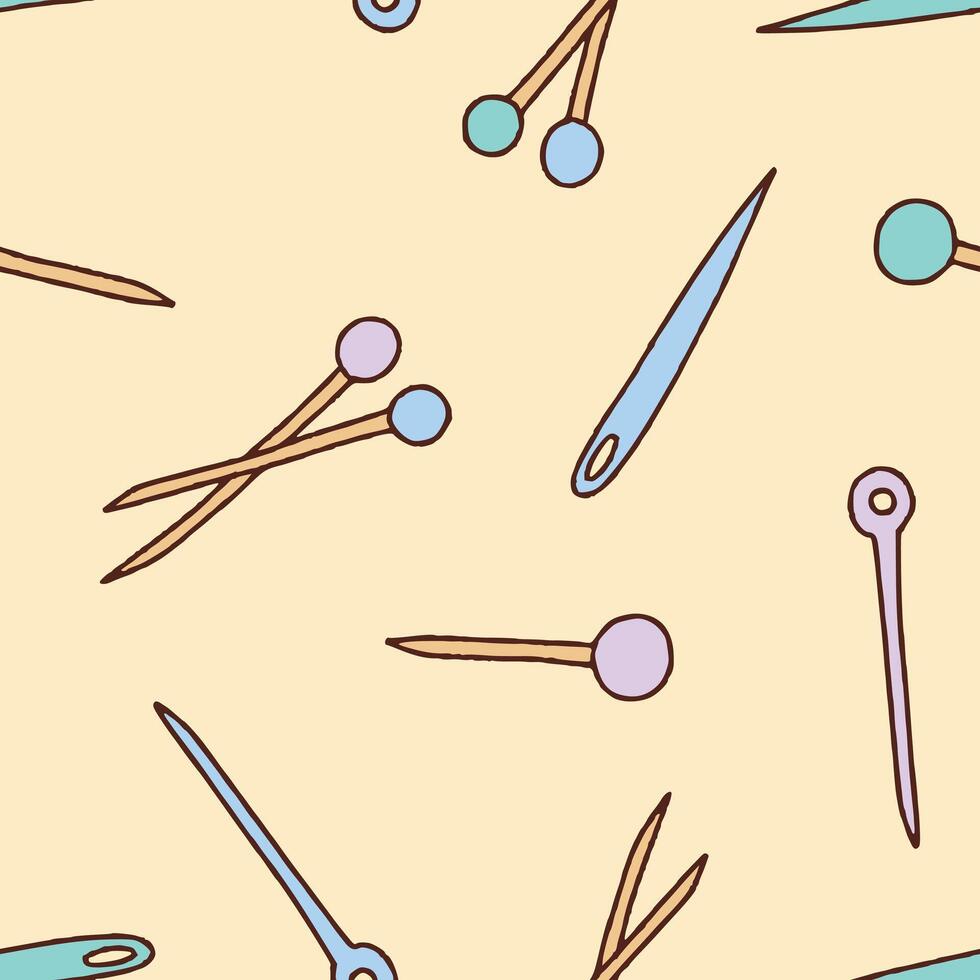 Needle Pattern Repeat Seamless for Wallpaper Background Cover Packaging vector