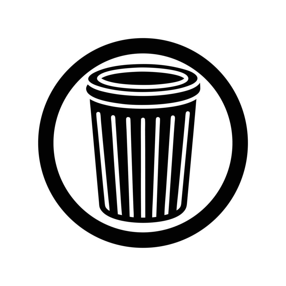 Washing Machine Drum Silhouette Stencil Icon vector