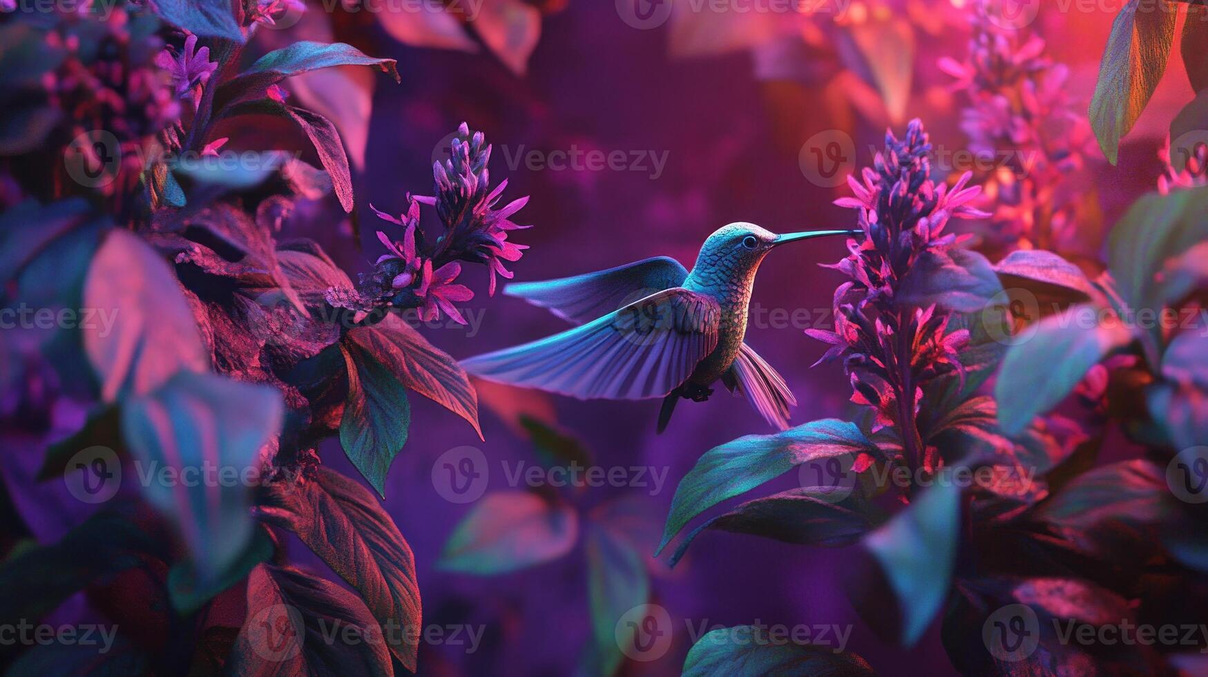 Hummingbird, purple, flowers, flowers, purple, purple, purple, purple, purple photo