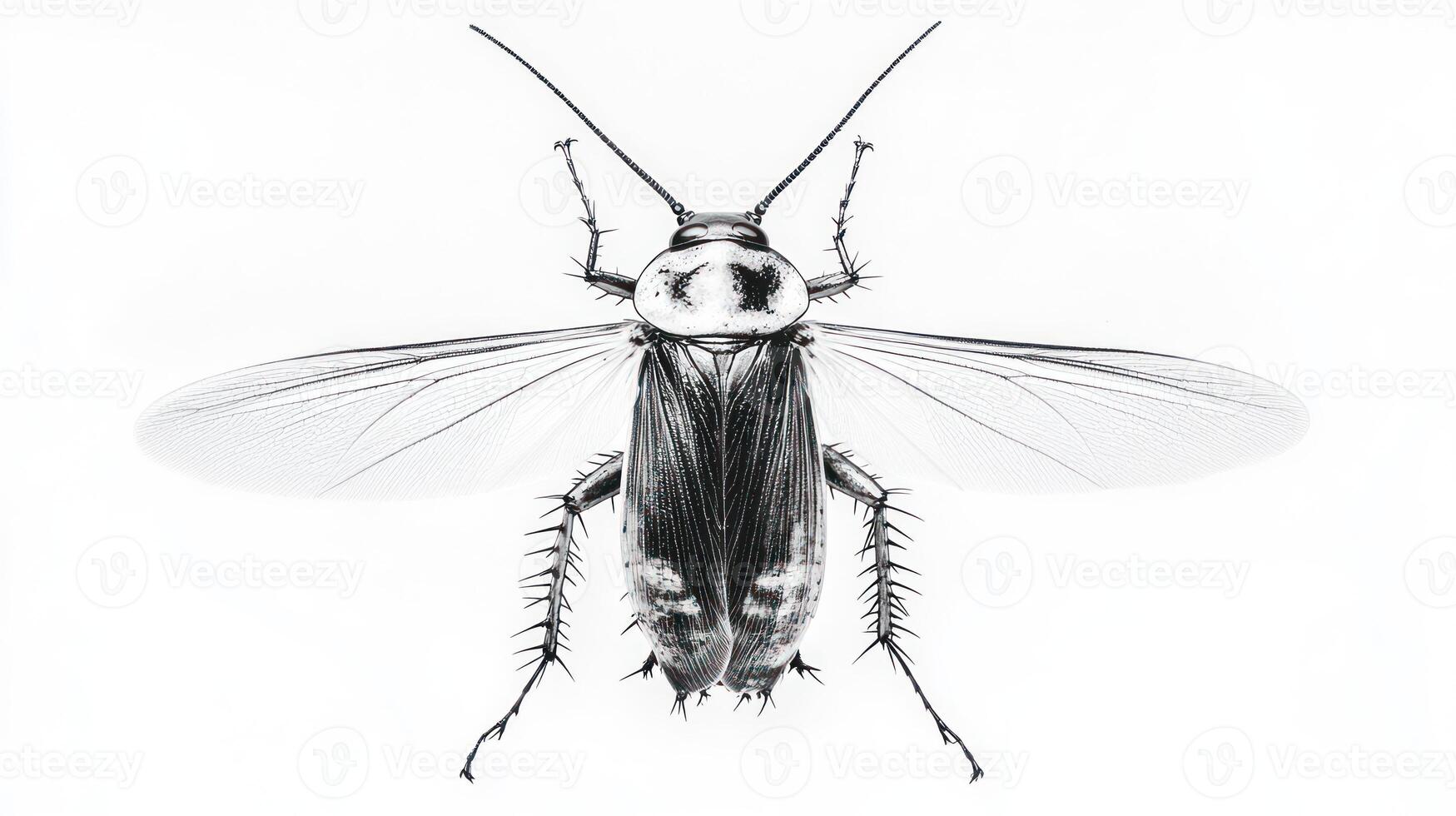 A black and white drawing of a bug photo