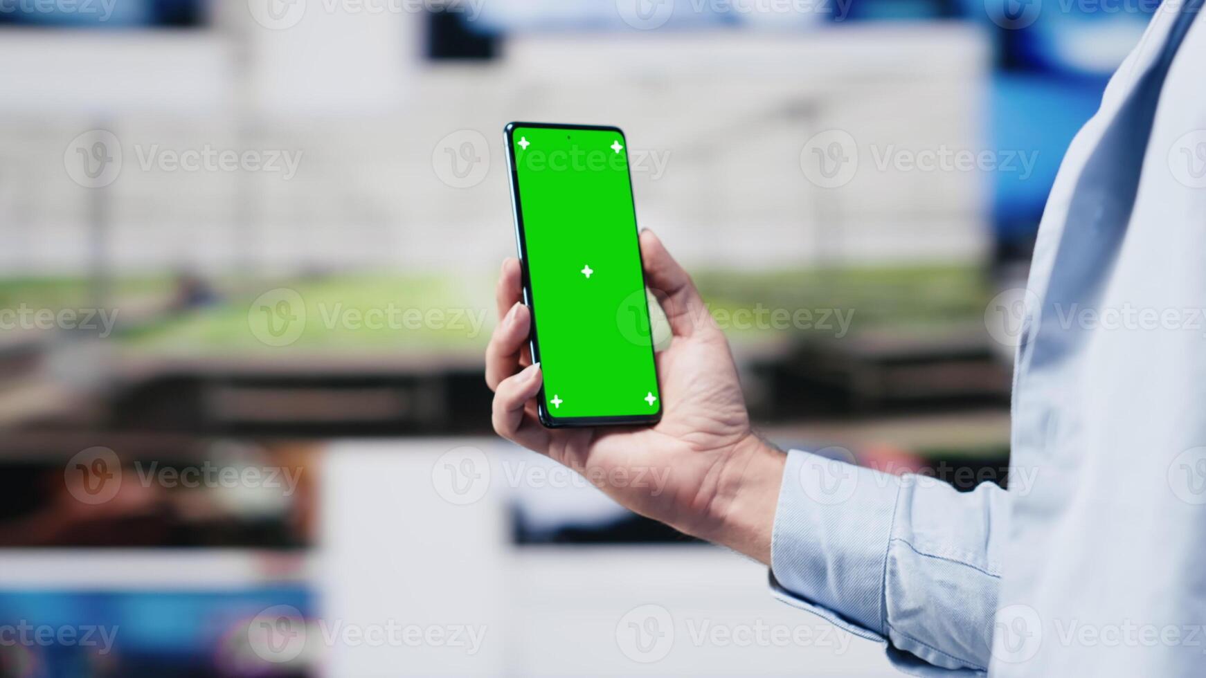 Male web user navigates phone with copy space for social media platforms, showcasing creativity and mobile technology to ensure online connection for entertaining activity. Camera A. photo