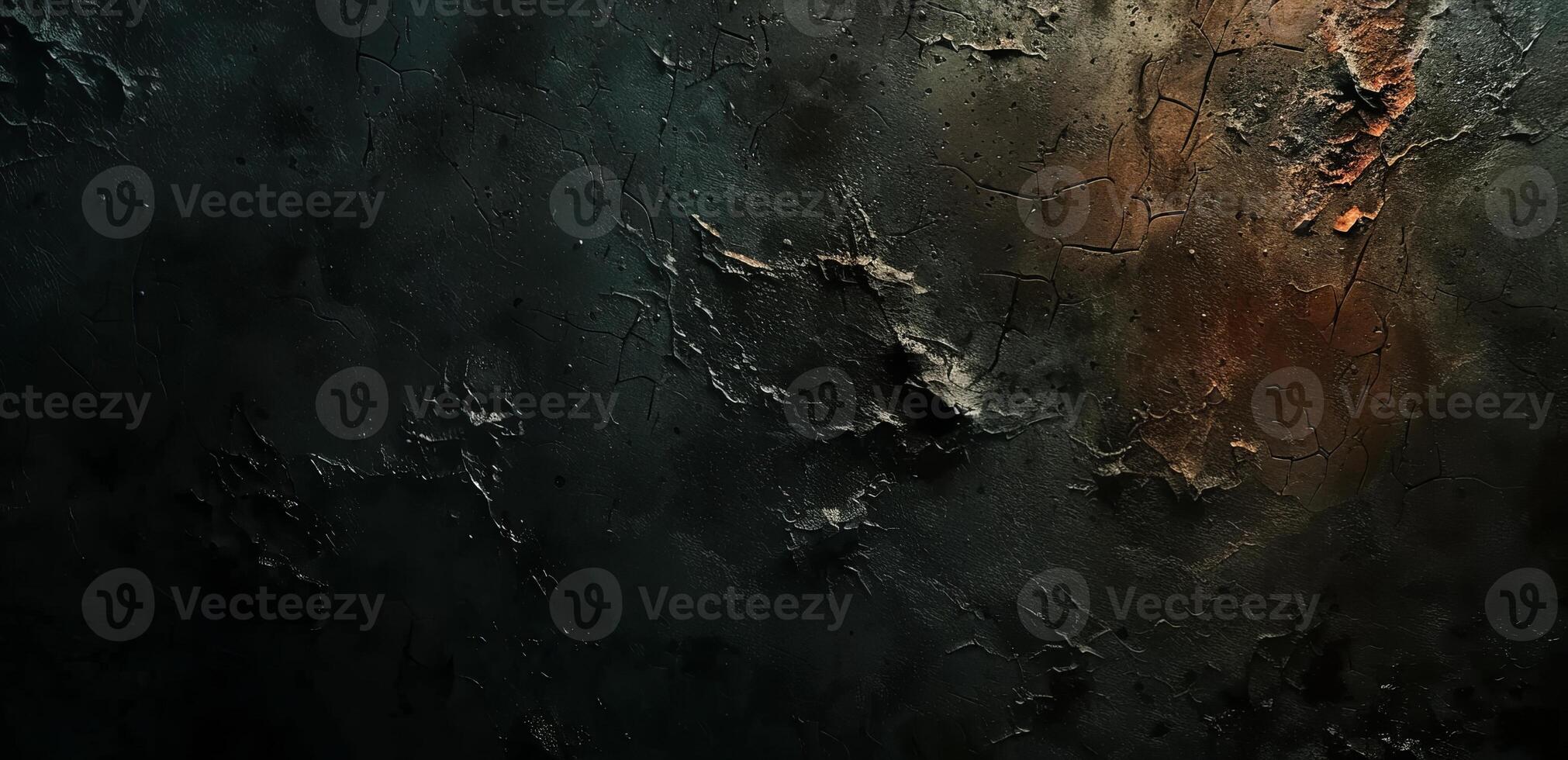 A dark, grungy backdrop with distressed patterns evokes mystery and artistic intrigue, captivating the viewer photo