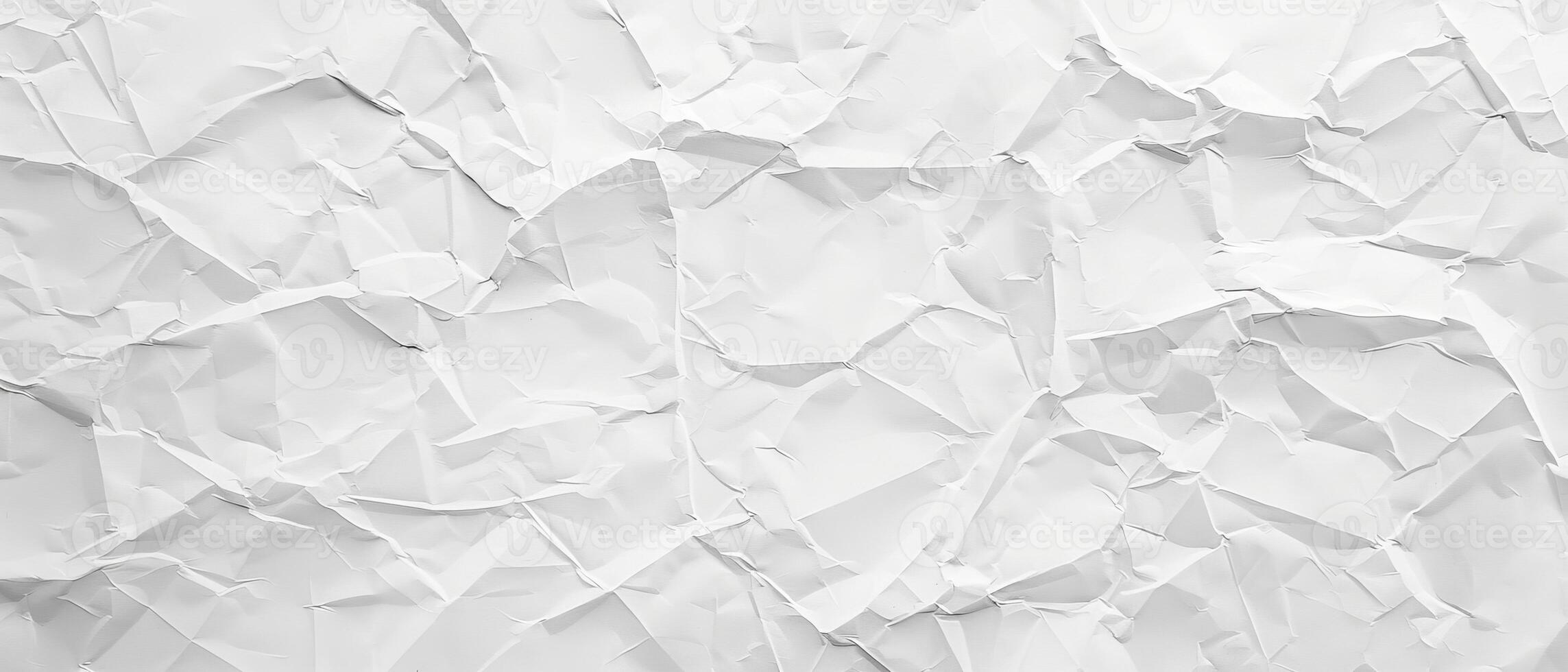 Subtle wrinkles and folds of white paper form an intriguing backdrop, inviting artistic exploration and creativity in any design project photo