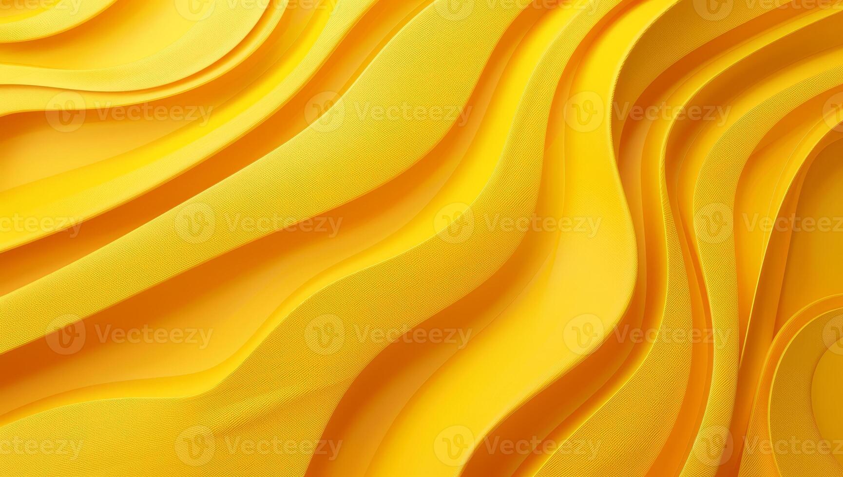 Vivid yellow paper flows in dynamic waves, showcasing intricate curves and textures that invite viewers into a world of creativity and color photo