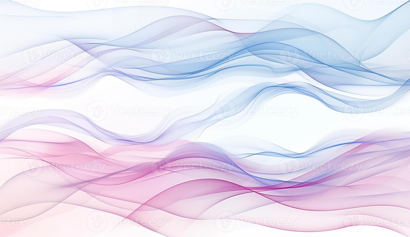 Delicate pastel hues intertwine softly, crafting wavy forms that evoke tranquility and artistic expression in an abstract setting photo