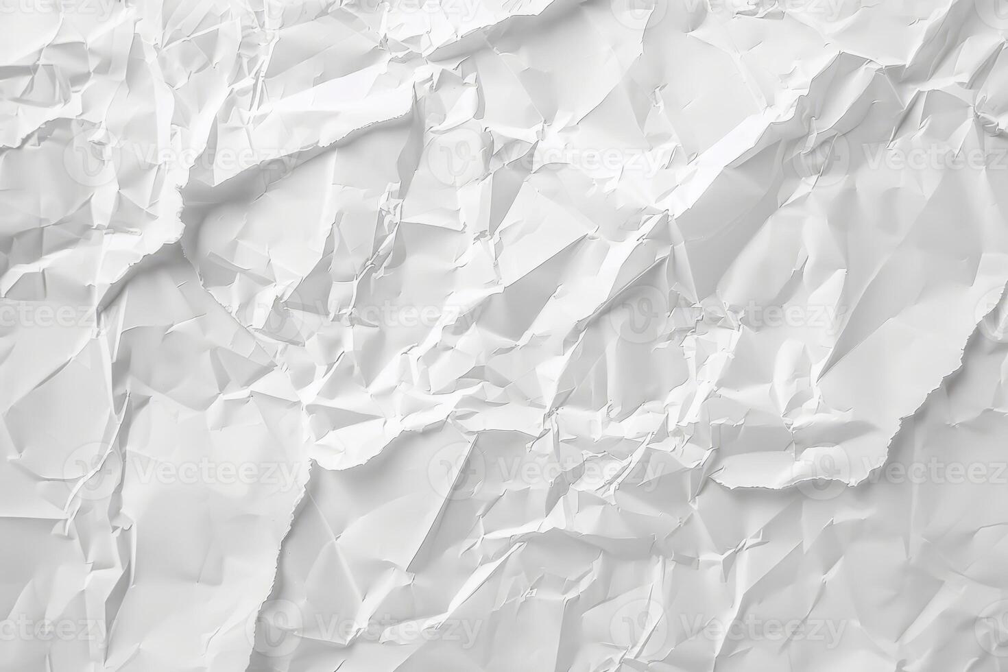 A textured white surface composed of crumpled paper showcases its unique character, encouraging innovative ideas and artistic expression photo