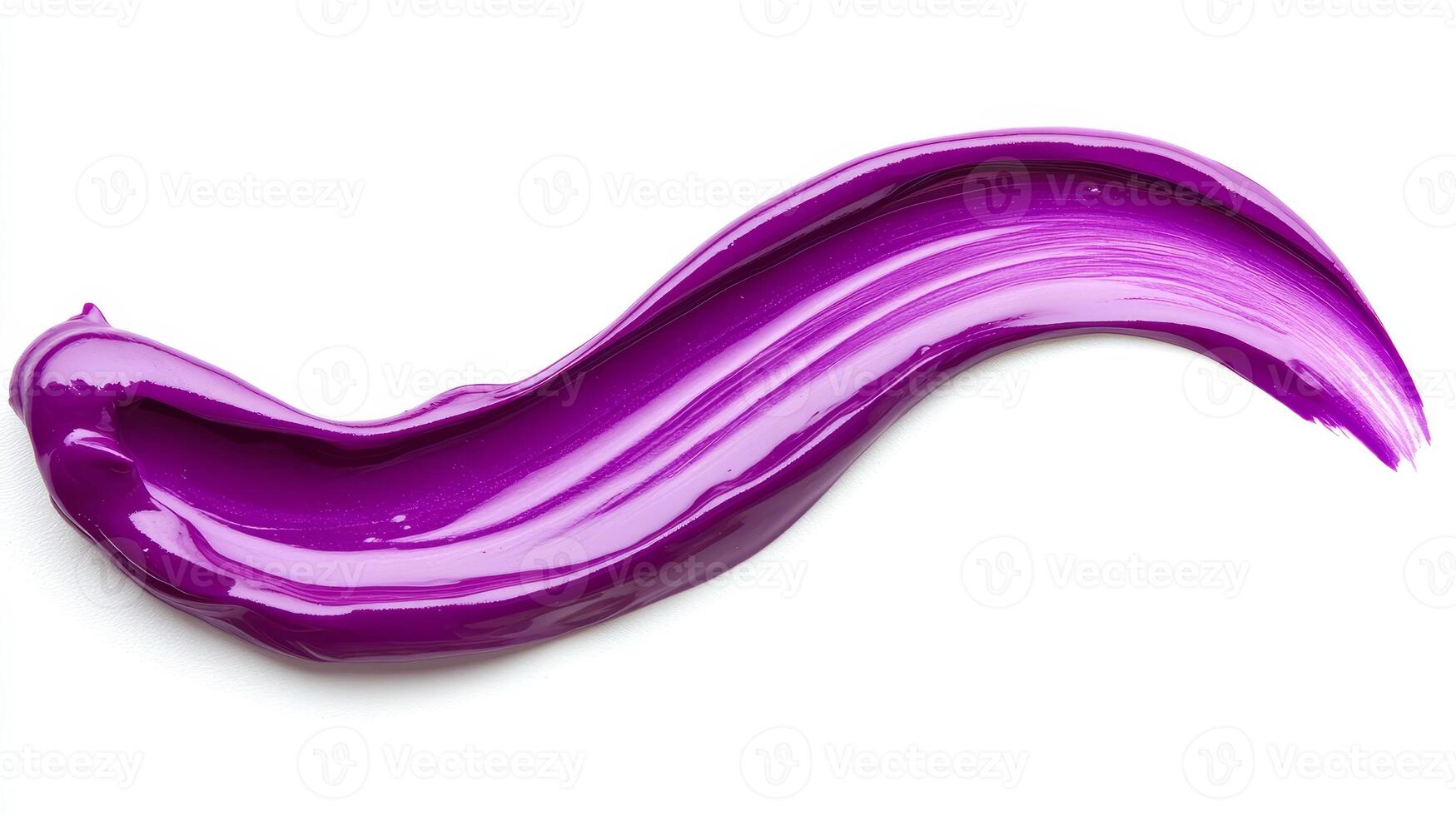 A close-up shows a bold purple lipstick swatch that highlights its creamy texture and vibrant color, ideal for beauty lovers photo