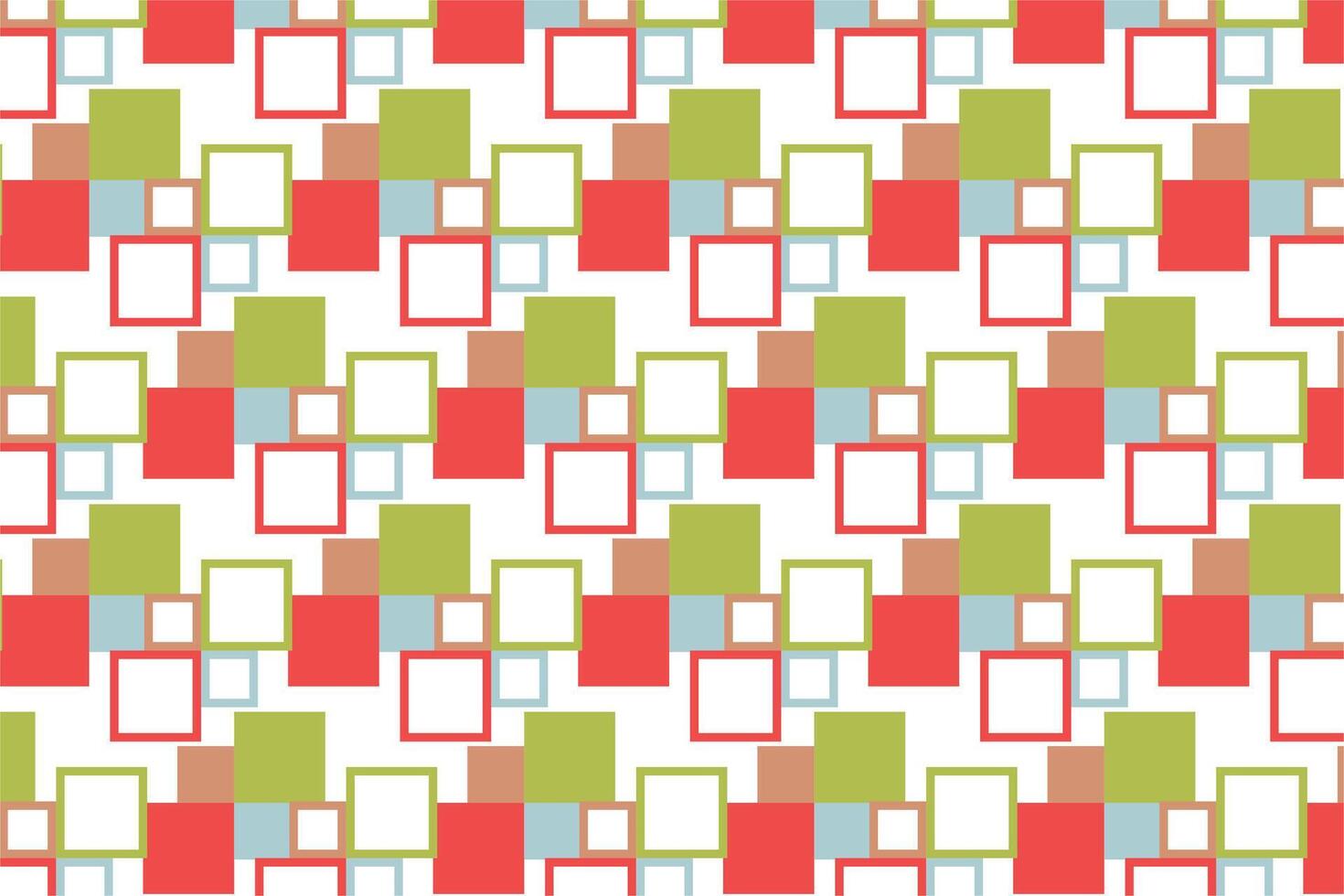 A colorful pattern with squares and rectangles vector